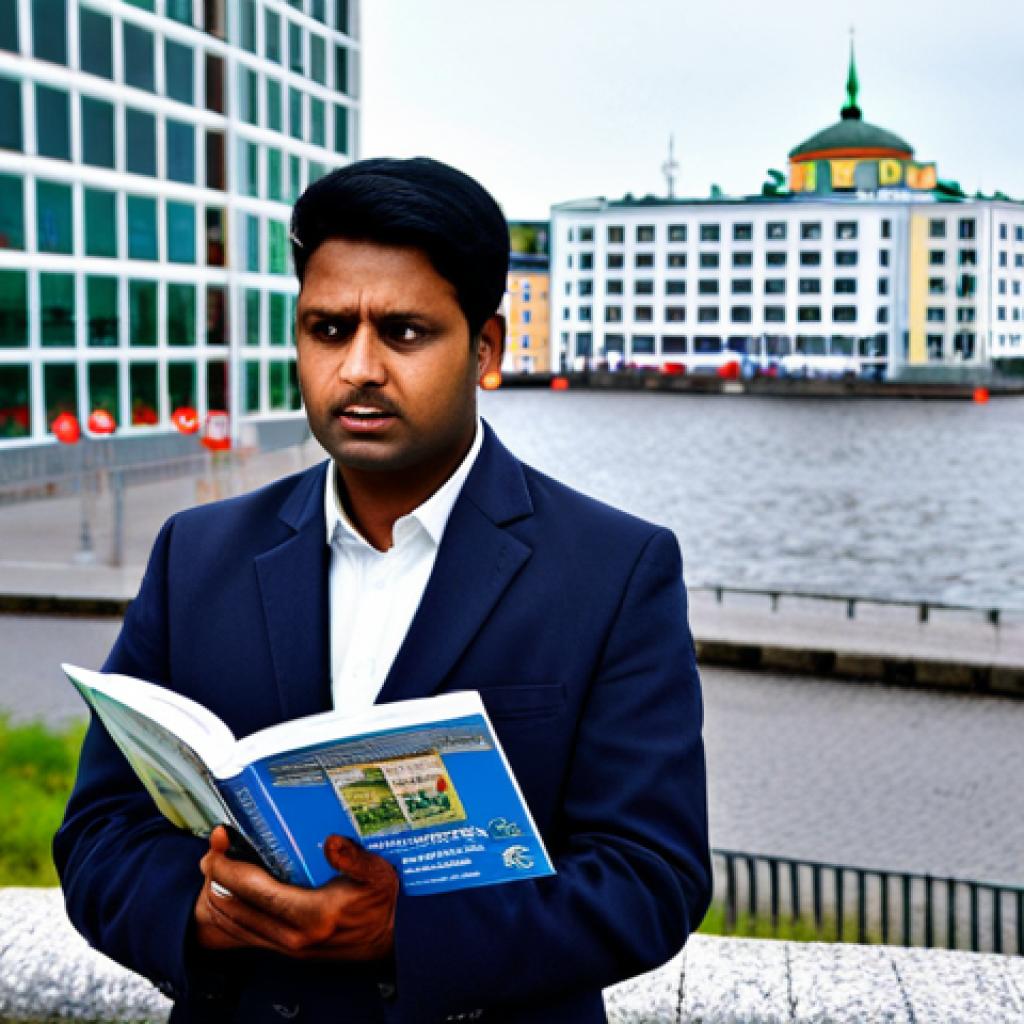 핀란드에서 직장 구하기 어려운 이유 - Language Barrier**

"A determined Bengali job seeker in Finland, fully clothed in professional attir...