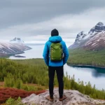 Home 9 핀란드 워킹 홀리데이 후기 - **Prompt: "A young, hopeful person of South Asian descent, dressed in warm, casual travel attire, st...