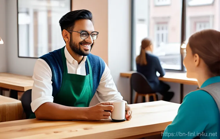 핀란드 워킹 홀리데이 후기 - **Prompt: "A young, hopeful person of South Asian descent, dressed in warm, casual travel attire, st...